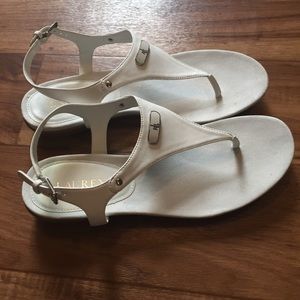 Lauren Ralph Lauren White Sandals